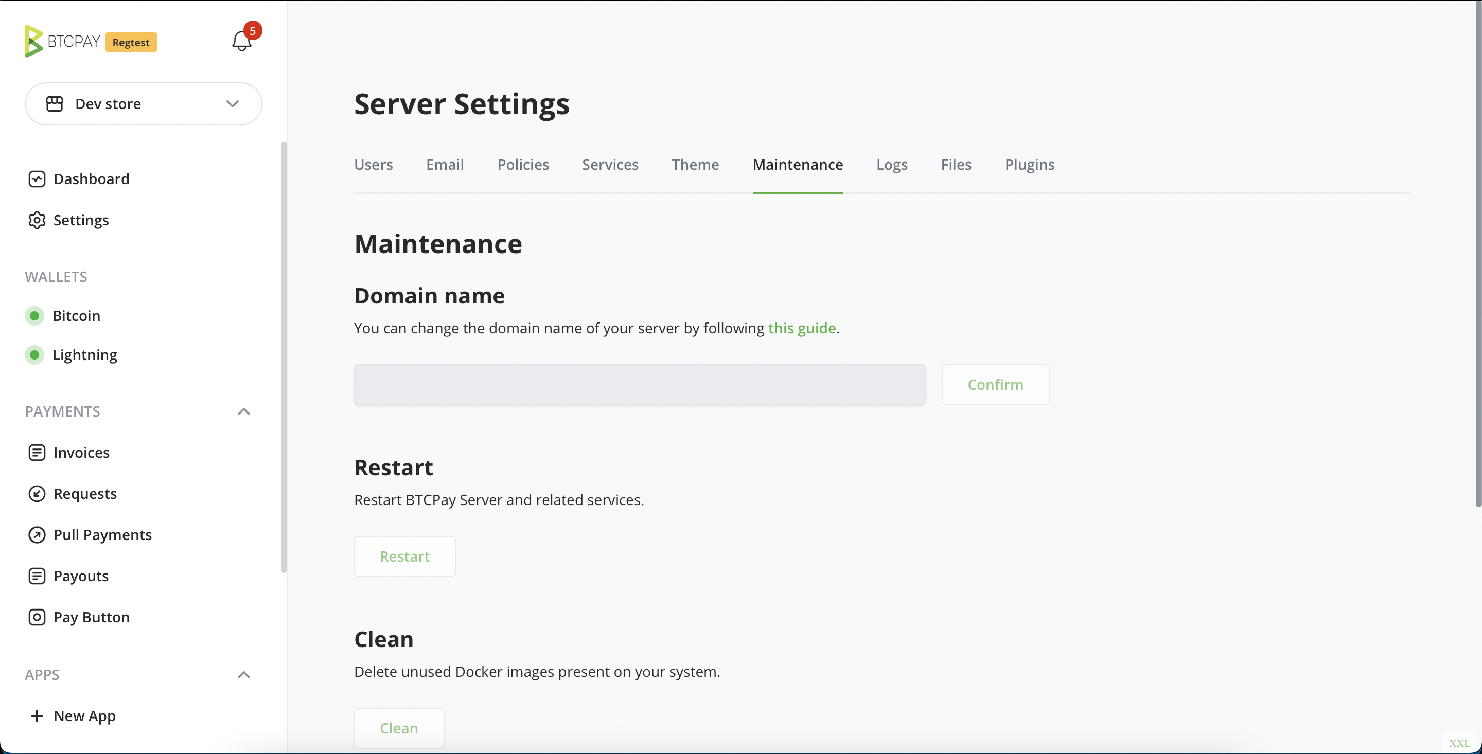 Maintenance domain name Maintenance domain name