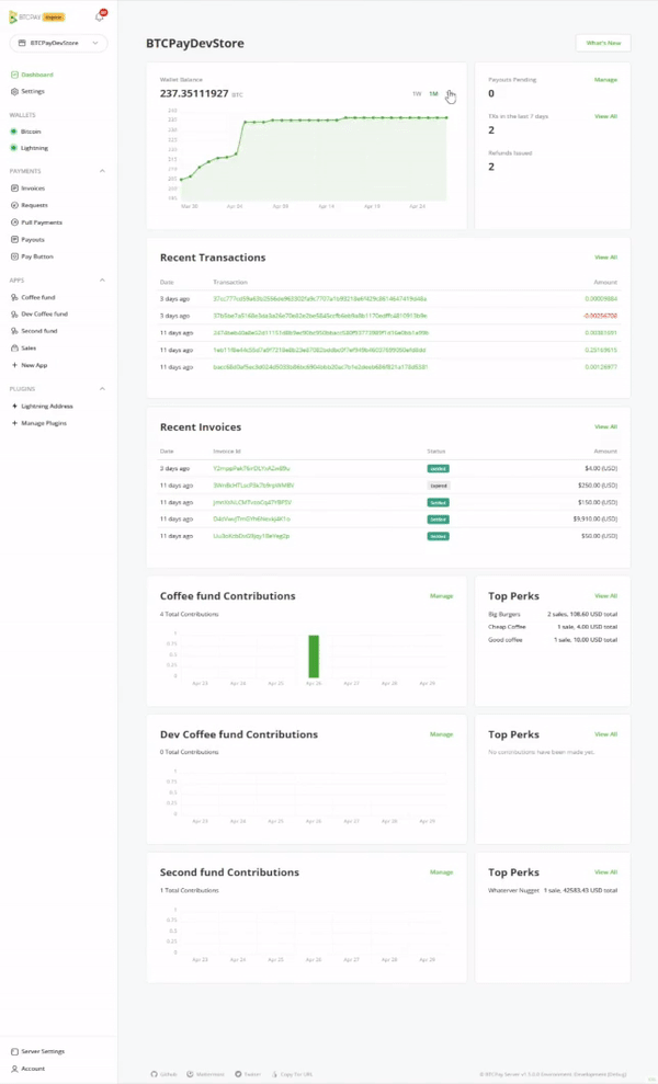 BTCPay Server Navigation BTCPay Server Navigation