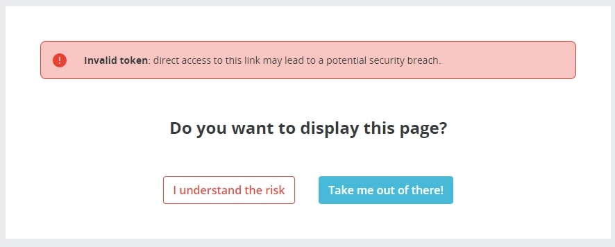 Invalid Token Invalid Token