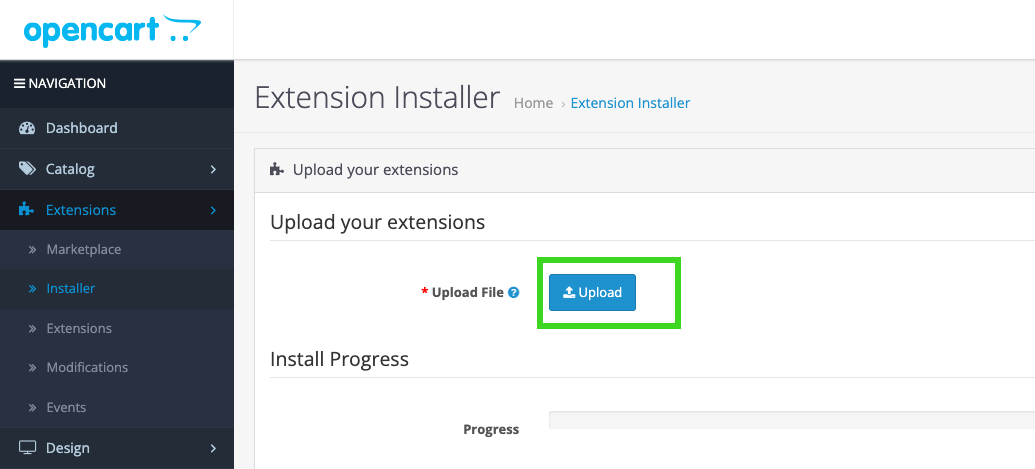 BTCPay OpenCart: Extension installation upload BTCPay OpenCart: Extension installation upload
