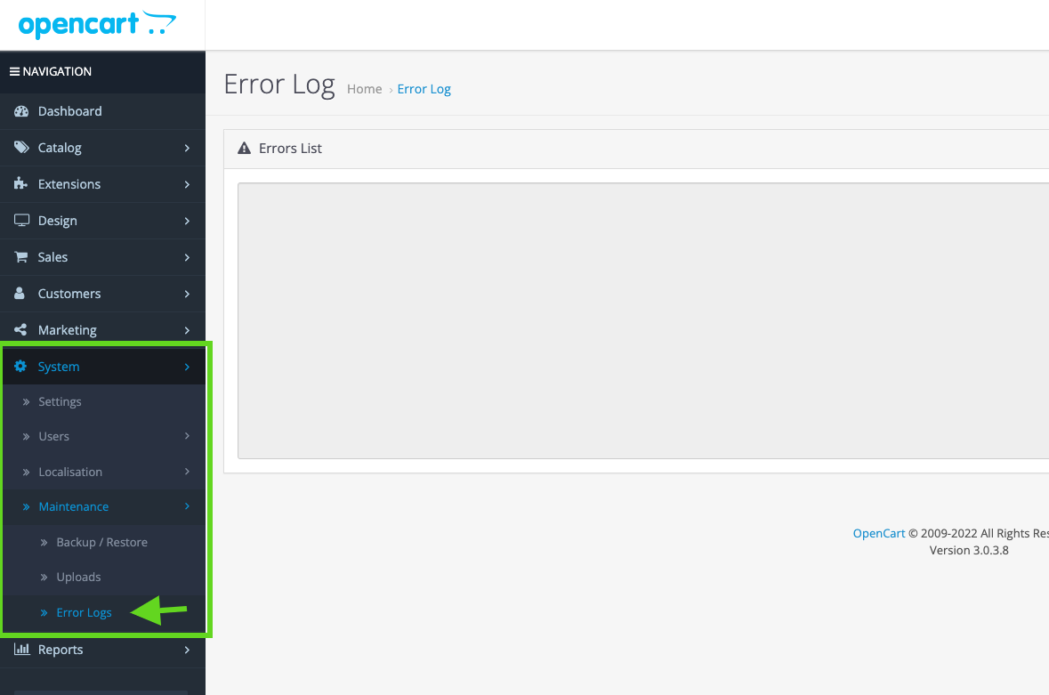 BTCPay OpenCart: Enable debug mode BTCPay OpenCart: Enable debug mode